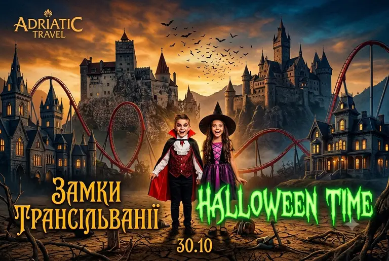 Хелловін у замках Трансільванії + Брашов, Сибіу, Salina Turda